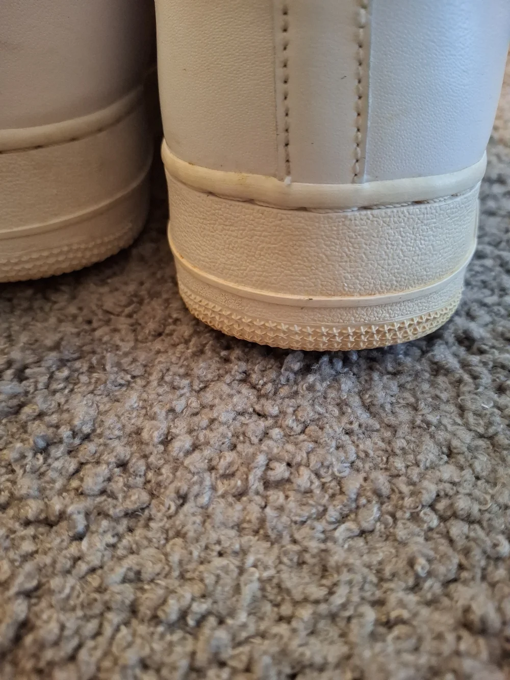 Nike Mens Classic White Air Force 1 Low-Top Sneakers Sz 12